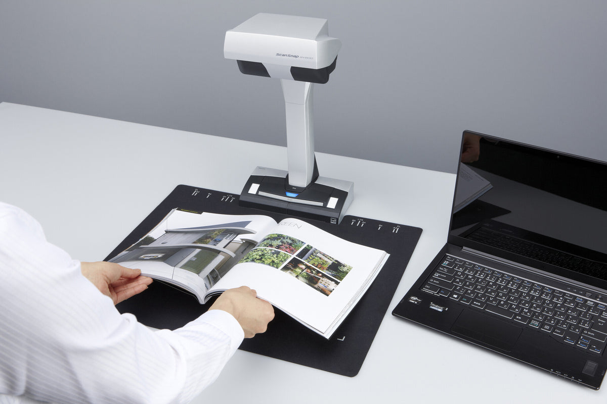 Ricoh ScanSnap SV600 Overhead scanner 285 x 218 DPI A3 Black, White