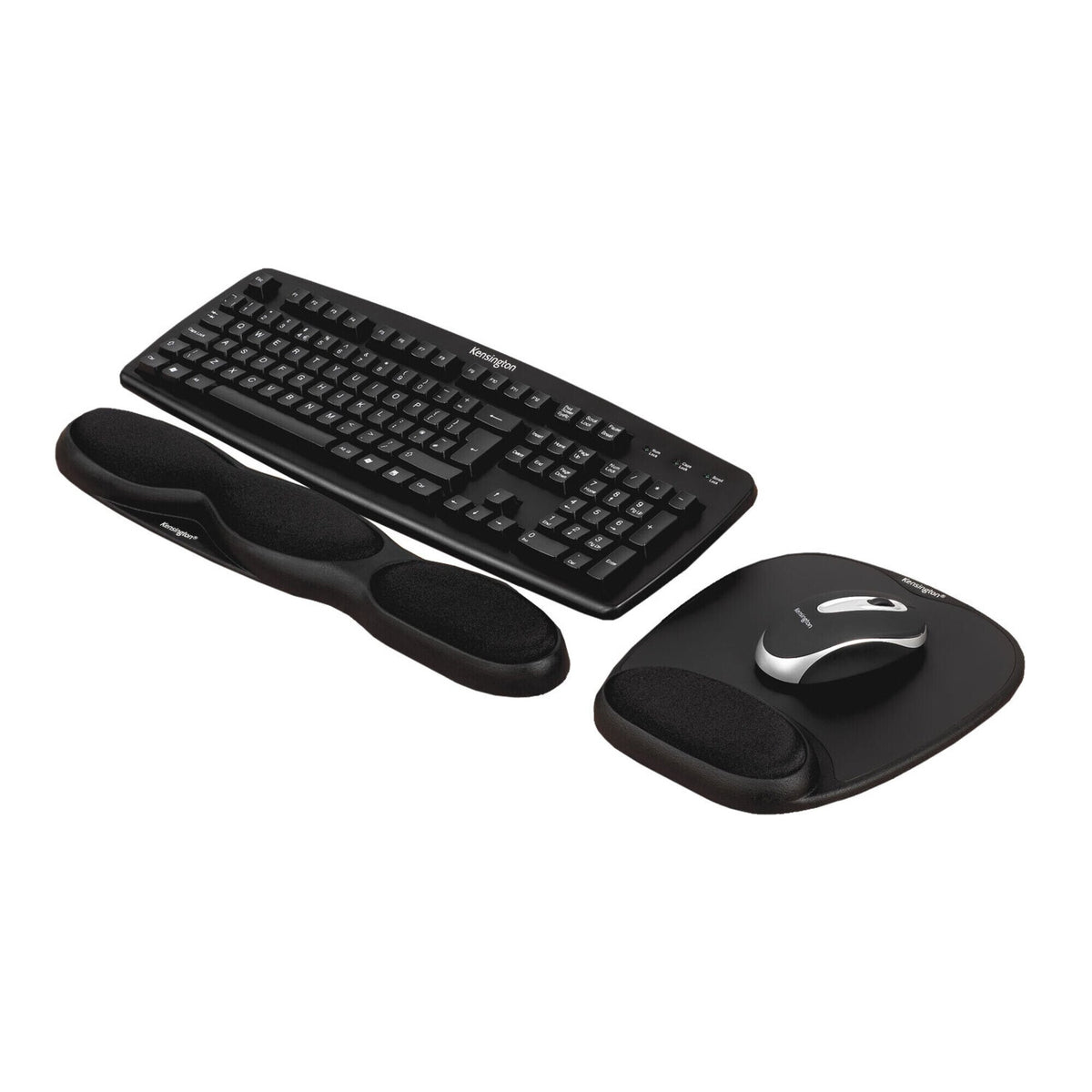 Kensington Comfort Gel Keyboard Wrist Rest — Black