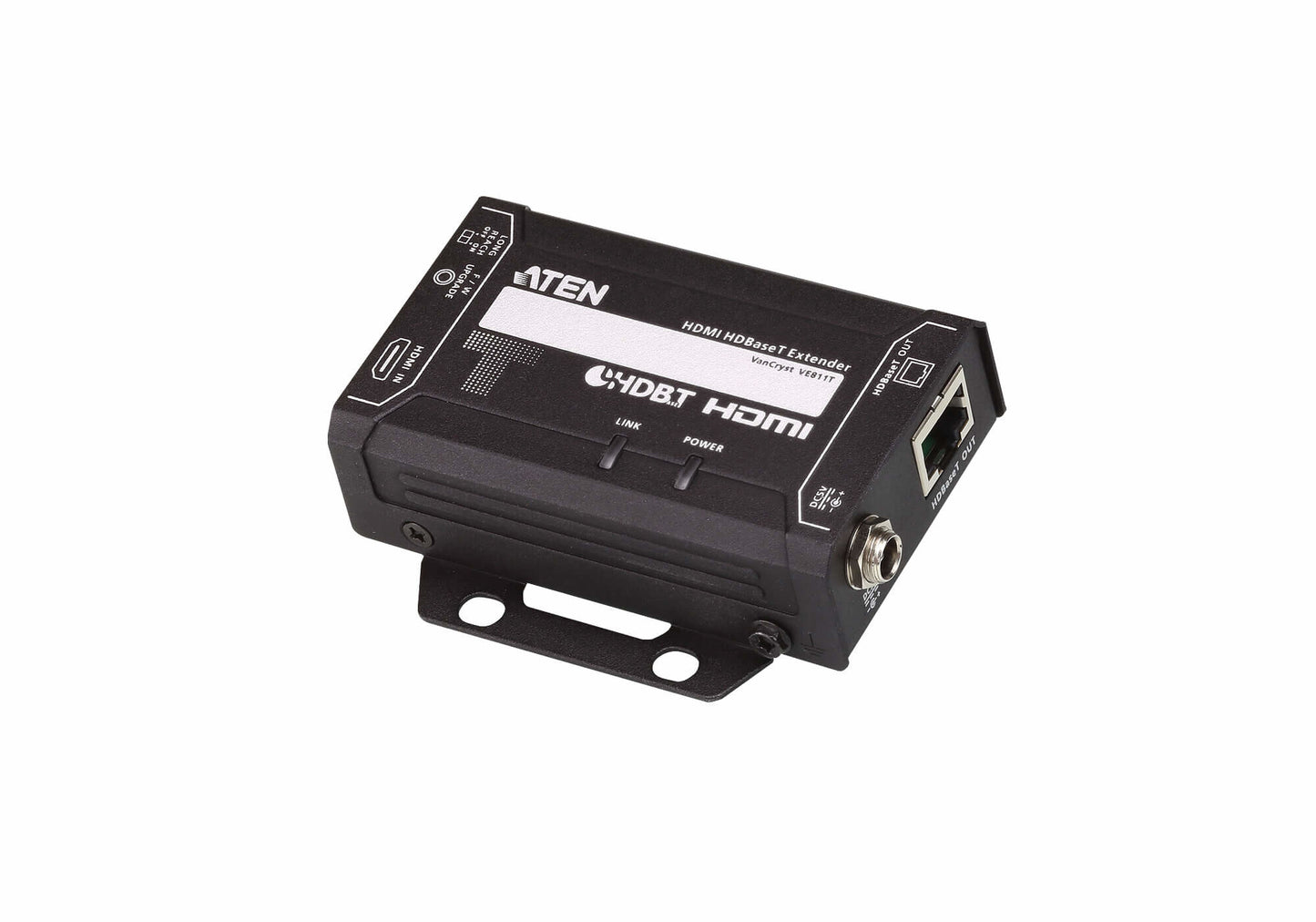 ATEN VE811 AV extender AV transmitter & receiver Black