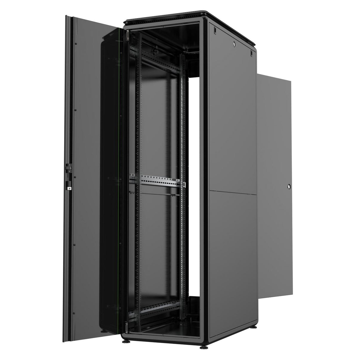 Lanview RDL42U61BL rack cabinet 42U Freestanding rack Black