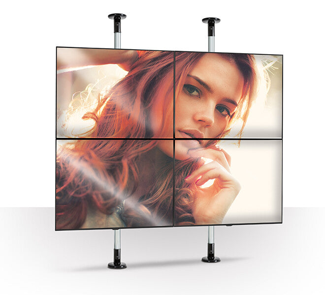 B-Tech SYSTEM 2 - Heavy Duty Ceiling / Floor Mount (Fixed) for Ø50mm Poles