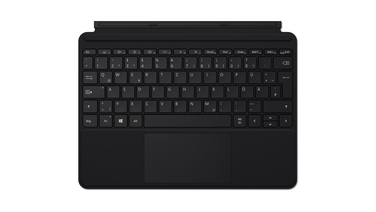 Microsoft Go Type Cover QWERTZ German Black
