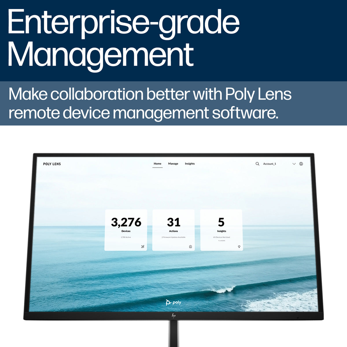 Poly Studio V12 USB Video Bar No Power Supply