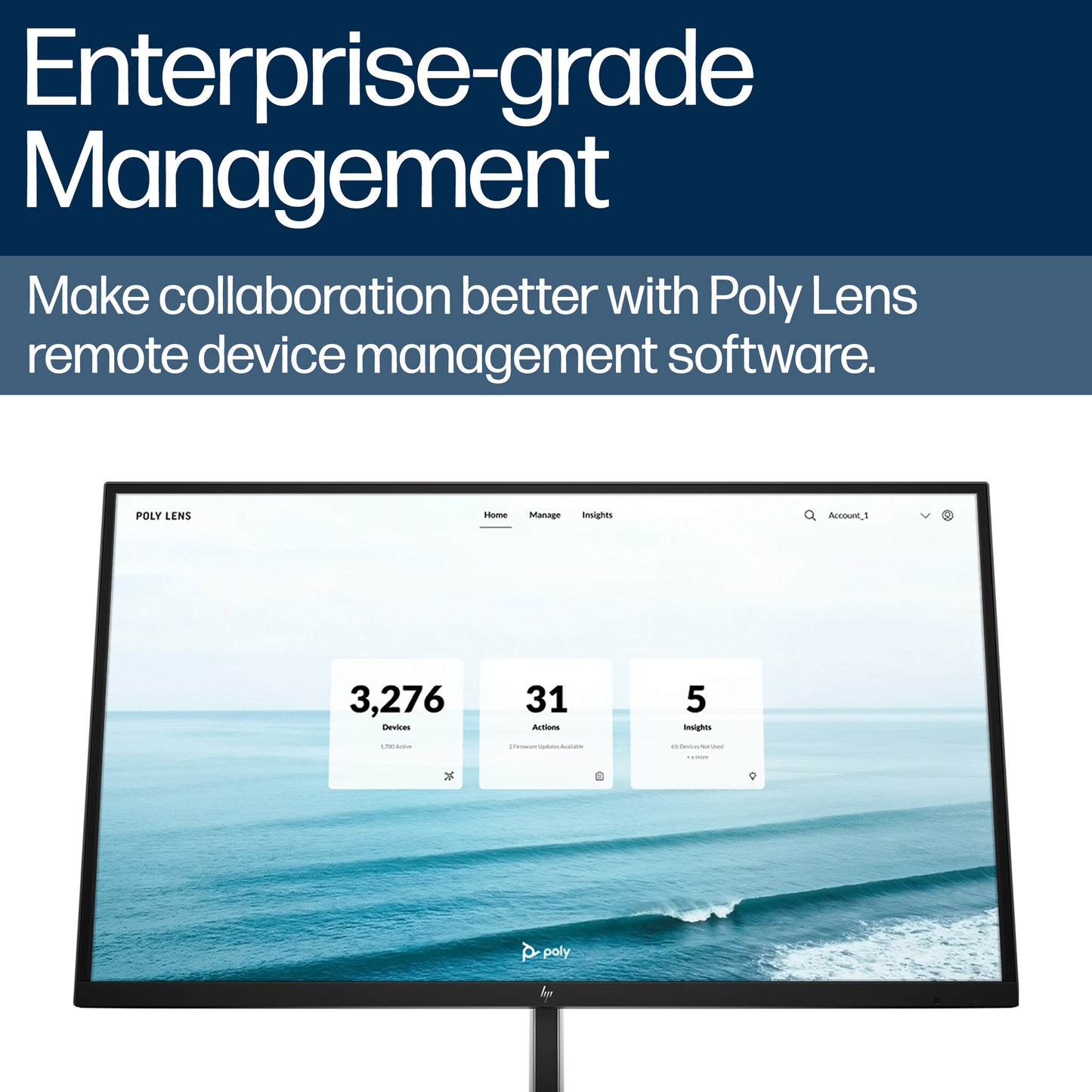 Poly Studio V12 USB Video Bar No Power Supply