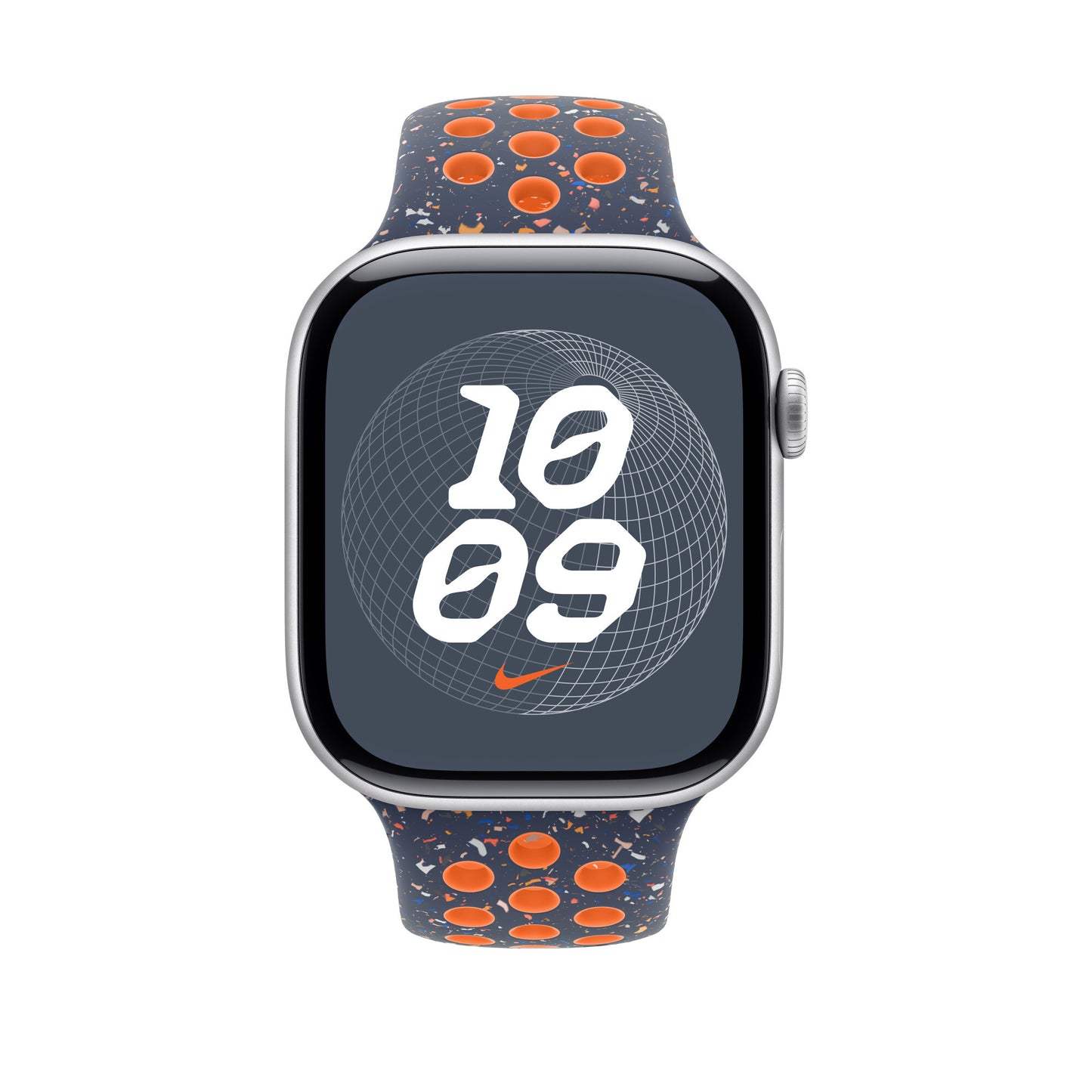 Apple MYLA3ZM/A smart wearable accessory Band Blue, Orange Fluoroelastomer