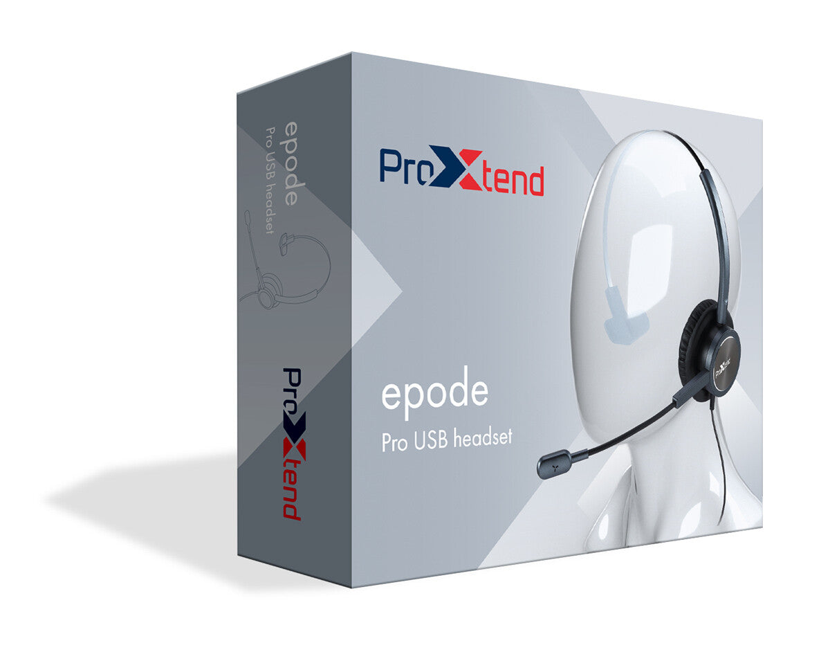 ProXtend Epode Headset Wired Head-band Calls/Music Black