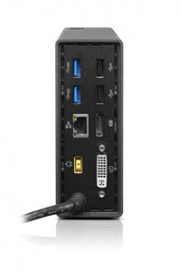 Lenovo 4X10E52940 laptop dock/port replicator Wired Black