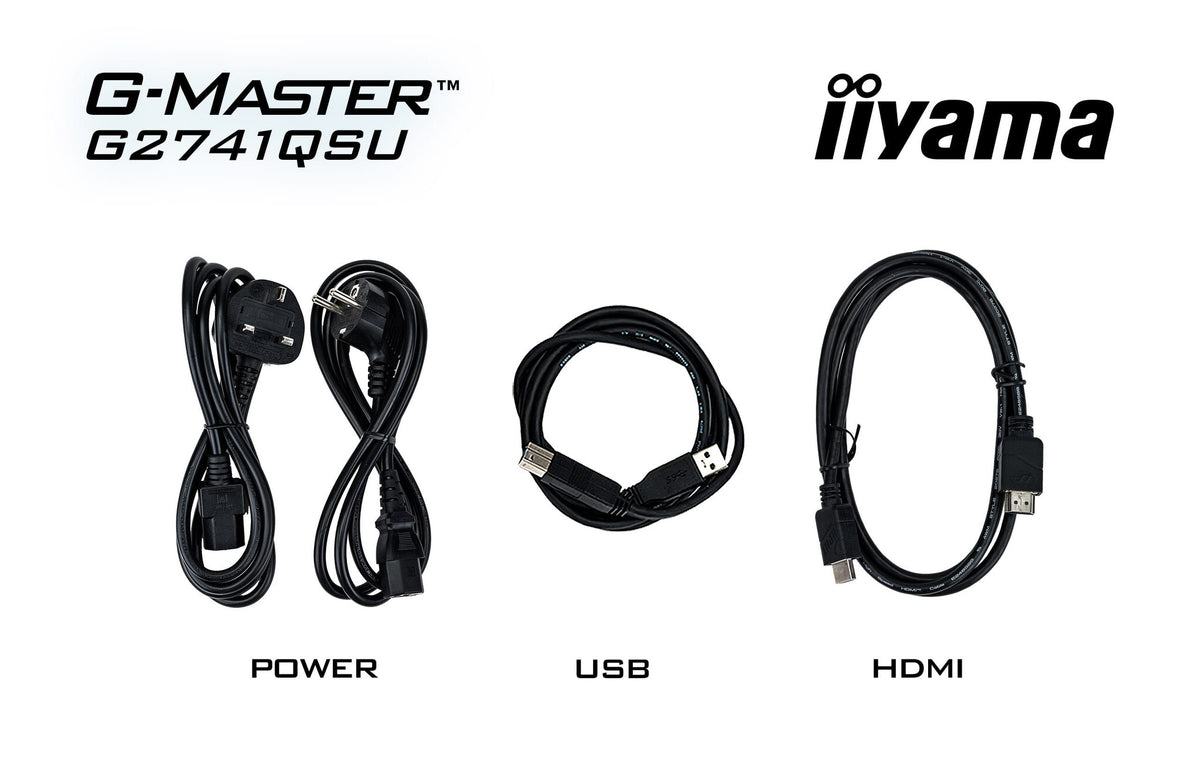 iiyama G-MASTER G2741QSU-B1 computer monitor 68.6 cm (27") 2560 x 1440 pixels 4K Ultra HD QLED Black