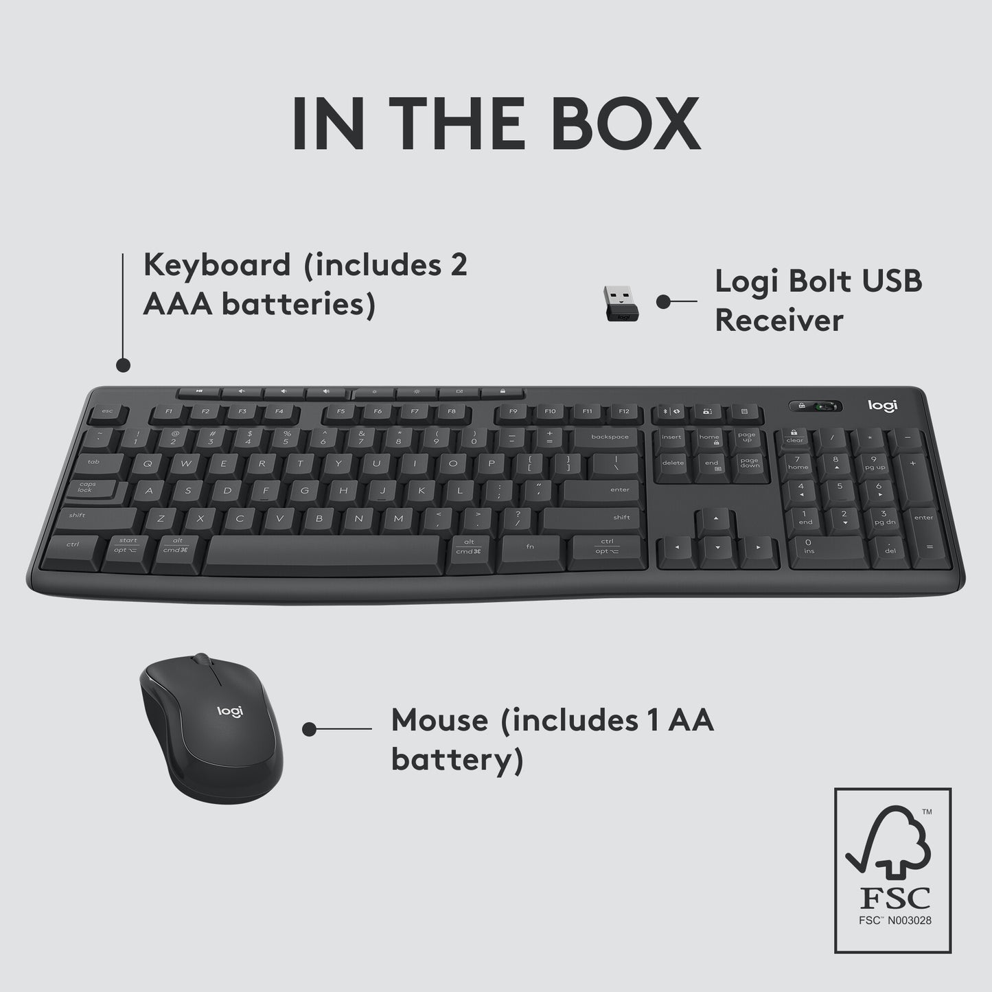 Logitech MK370 Combo for Business