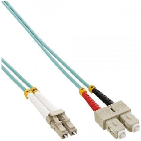 Mercodan 40400051 InfiniBand/fibre optic cable 15 m LC SC Turquoise