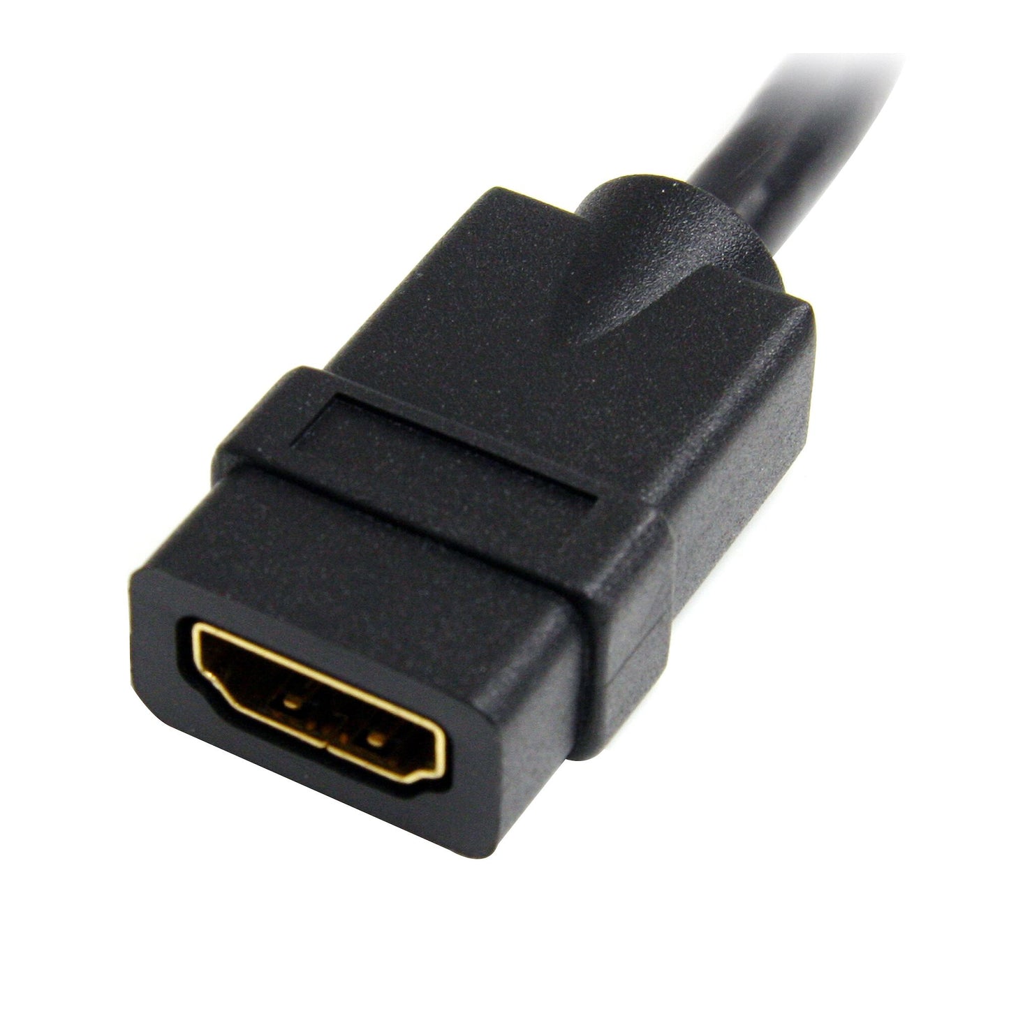 StarTech.com 6 in HDMI Extension Cable - Short HDMI Cable Male to Female - 4K HDMI Cable Extender - 4K 30Hz UHD HDMI Port Saver M/F - High Speed HDMI 1.4 - 28AWG - HDMI Dongle Extender