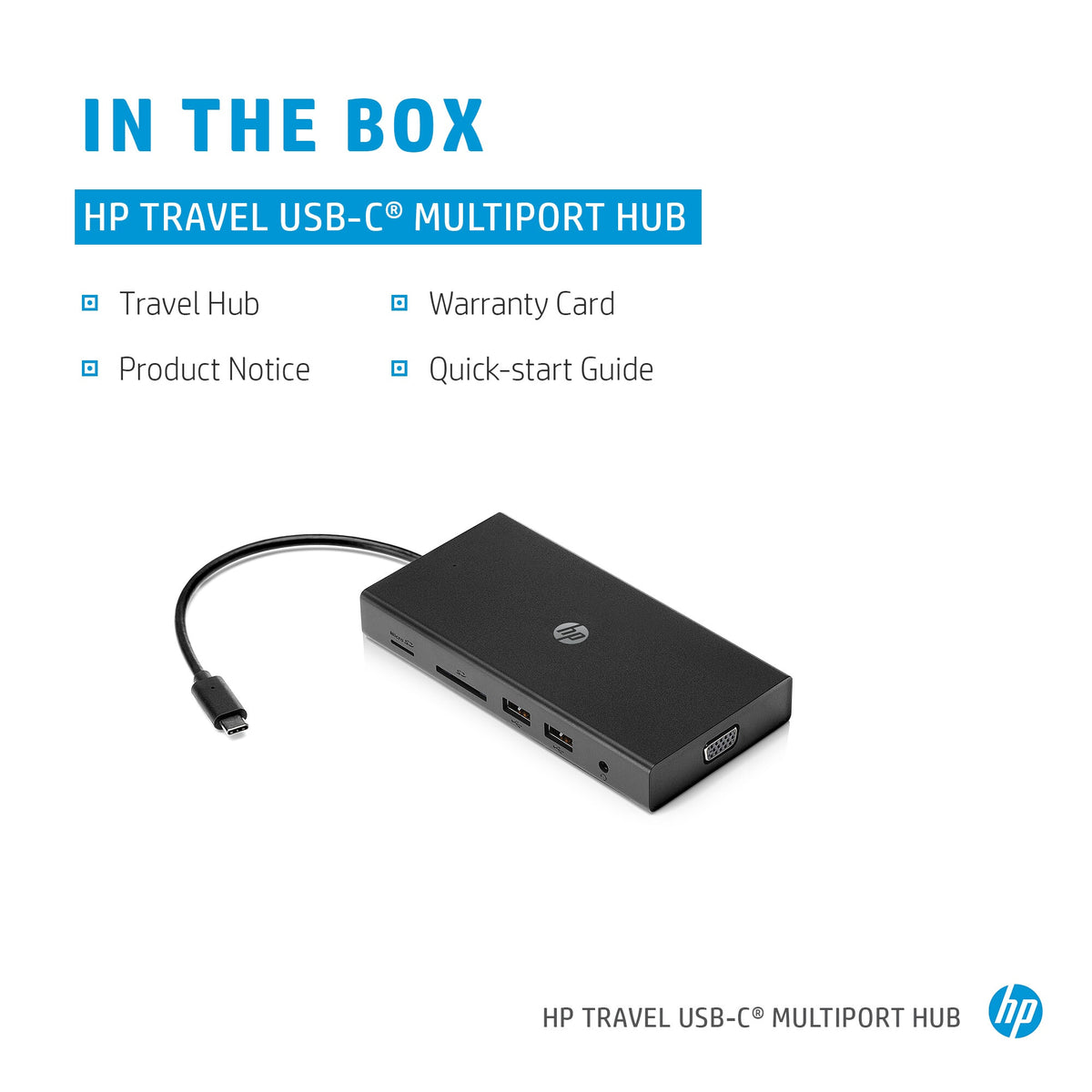 HP Travel USB-C Multi Port Hub