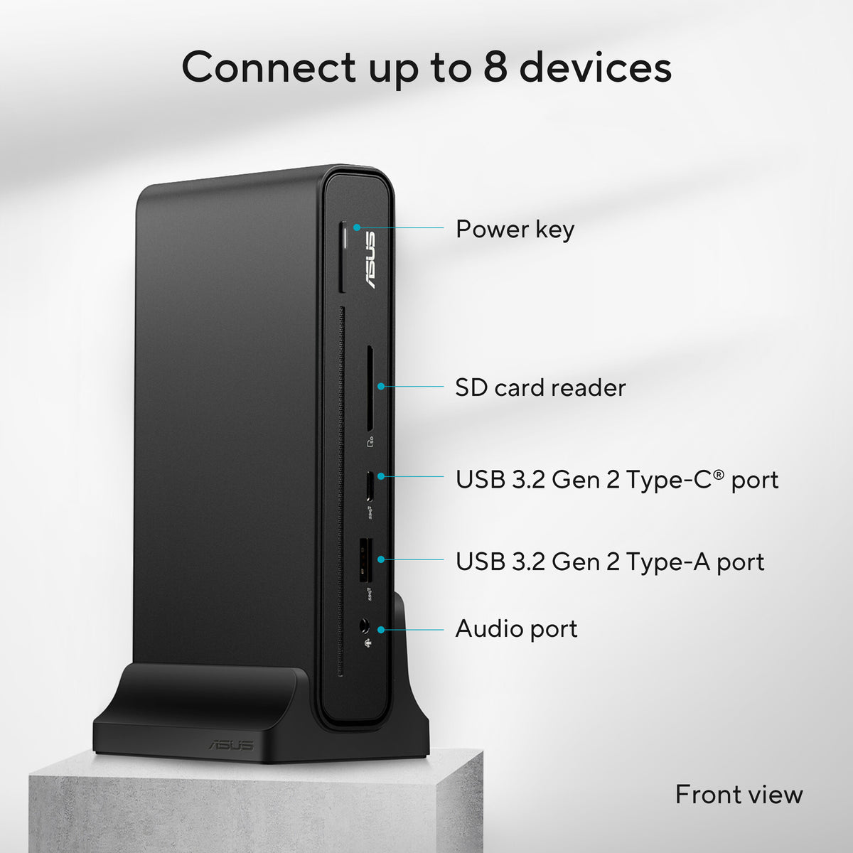 ASUS Triple Display USB-C Dock DC300 Docking USB 3.2 Gen 2 (3.1 Gen 2) Type-C Black