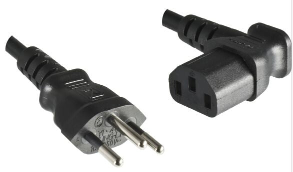 Microconnect PE160418A power cable Black 1.8 m Power plug type J C13 coupler