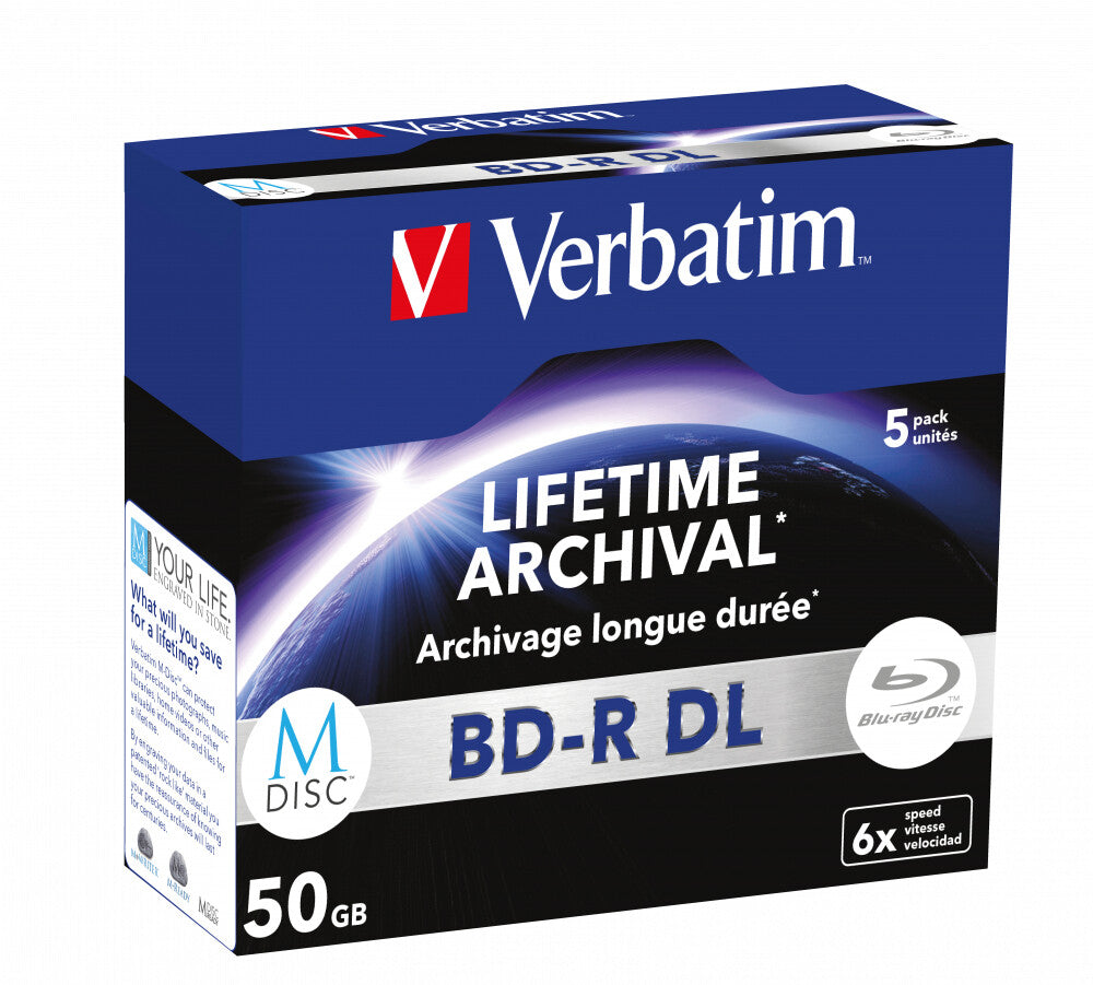 Verbatim MDISC BD-R DL 50 GB 5 pc(s)