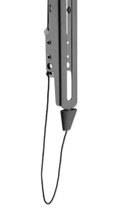 Manhattan Wall Mount for TV & Monitors (Fixed Low Profile), For screens 43" to 100", VESA compatibility: all between 200x200mm to 800x400mm - check the dimensions of the four mounting holes on back of screen to ensure it fits, Max 70kg, Black, Bracket