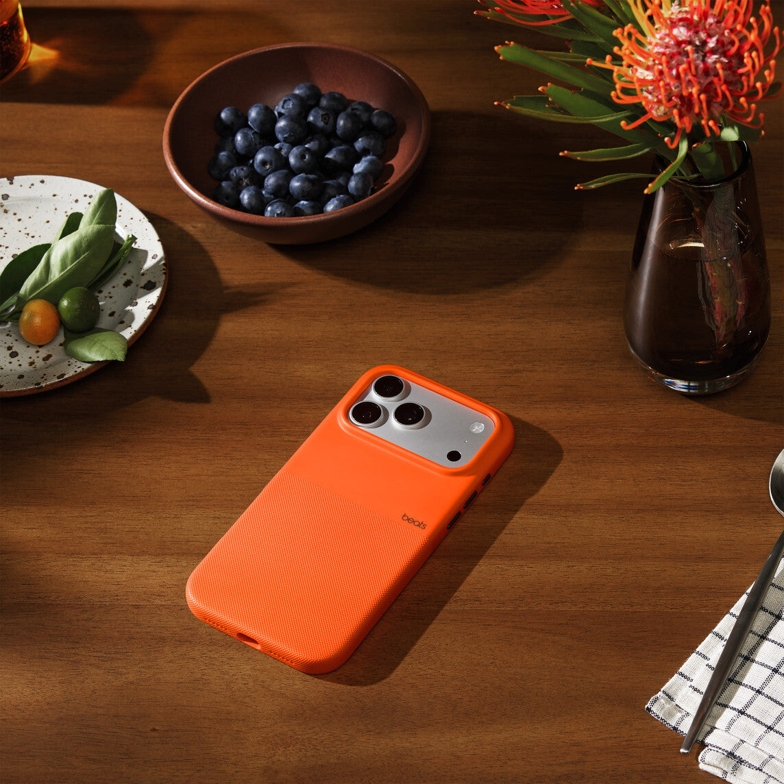 Apple Beats iPhone 17 Pro Max Rugged Case with MagSafe and Camera Control – Sierra Orange