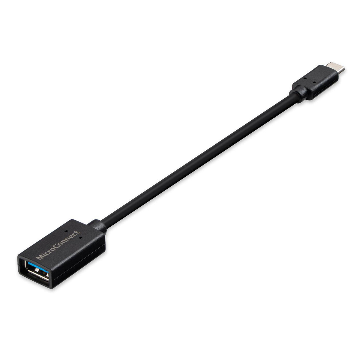 Microconnect USB3.1CAF02BH USB cable USB 3.2 Gen 1 (3.1 Gen 1) 0.2 m USB C USB A Black