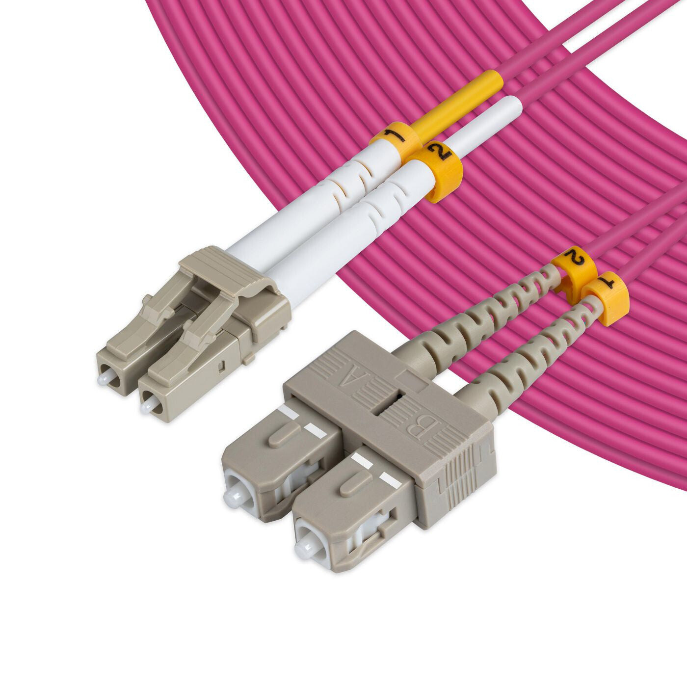 Microconnect FIB422001P InfiniBand/fibre optic cable 1 m LC SC Violet