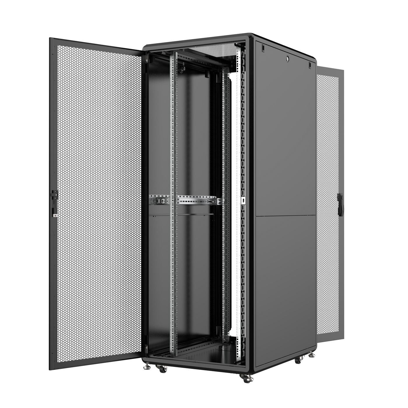 Lanview RSL42U81BL rack cabinet 42U Freestanding rack Black