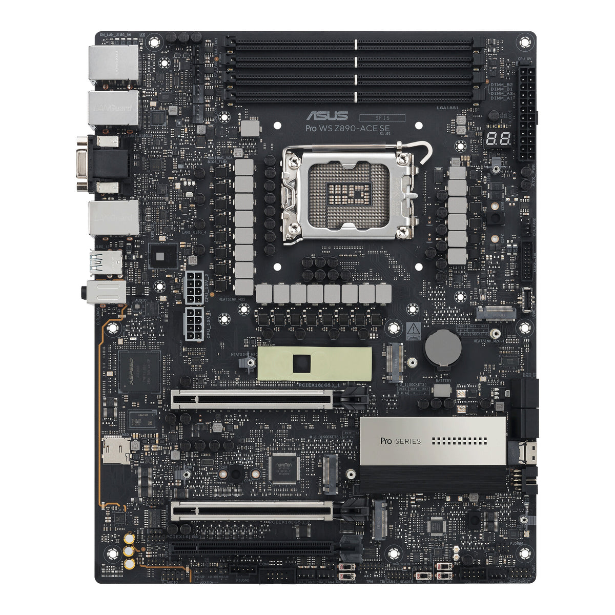 ASUS PRO WS Z890-ACE SE Intel Z890 LGA 1851 (Socket V1) ATX
