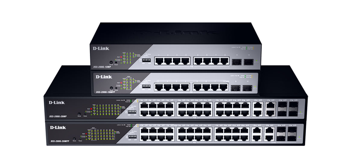 D-Link 28-Port Gigabit Ethernet PoE++ Surveillance Switch