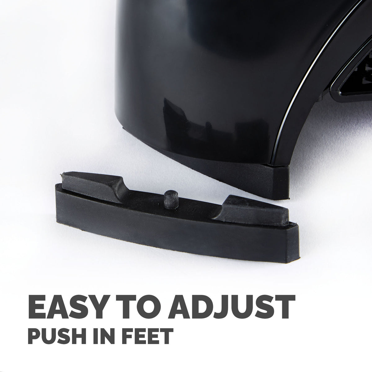 Fellowes Computer Monitor Stand with 3 Height Adjustments - Smart Suites Monitor Riser - Ergonomic Adjustable Monitor Stand for Computers - Max Weight 10KG/Max Size 21" - Black