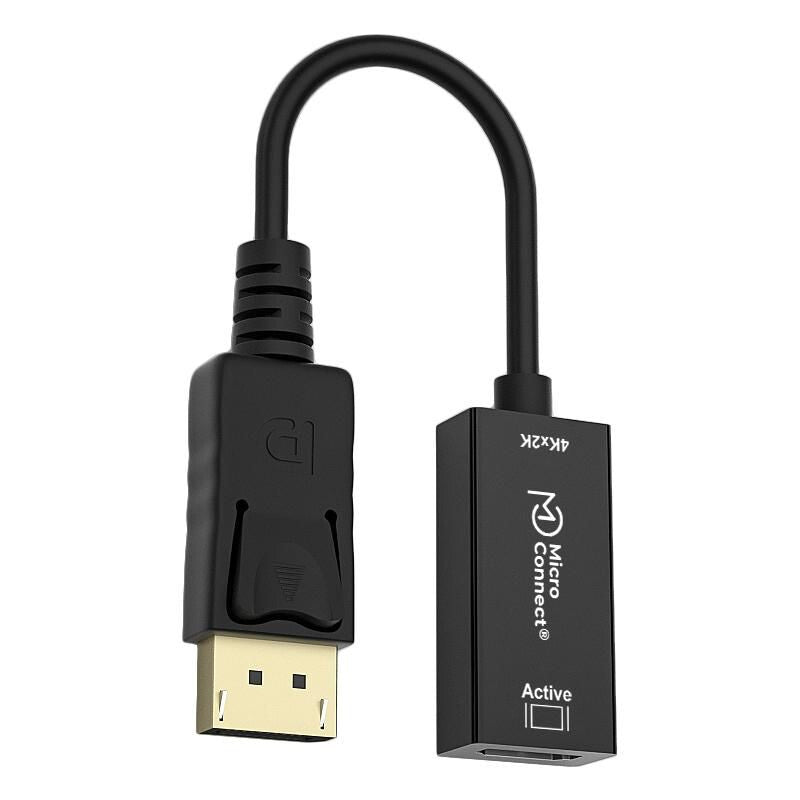 Microconnect DPHDMI3 video cable adapter 0.15 m DisplayPort HDMI Black