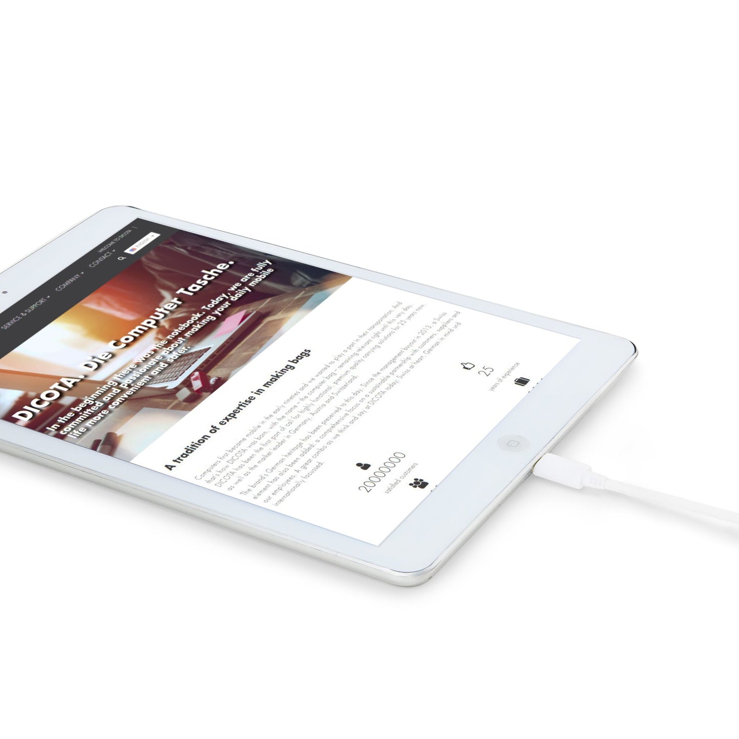 DICOTA D31983 mobile device charger Laptop White AC Fast charging Indoor