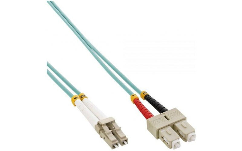 Mercodan 40400050 InfiniBand/fibre optic cable 10 m LC SC Black, Grey, Red, White