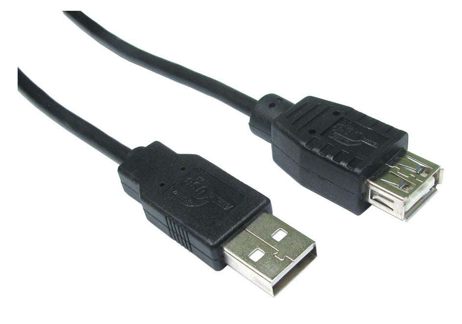 Cables Direct CDL-023 USB cable USB 2.0 3 m USB A Black