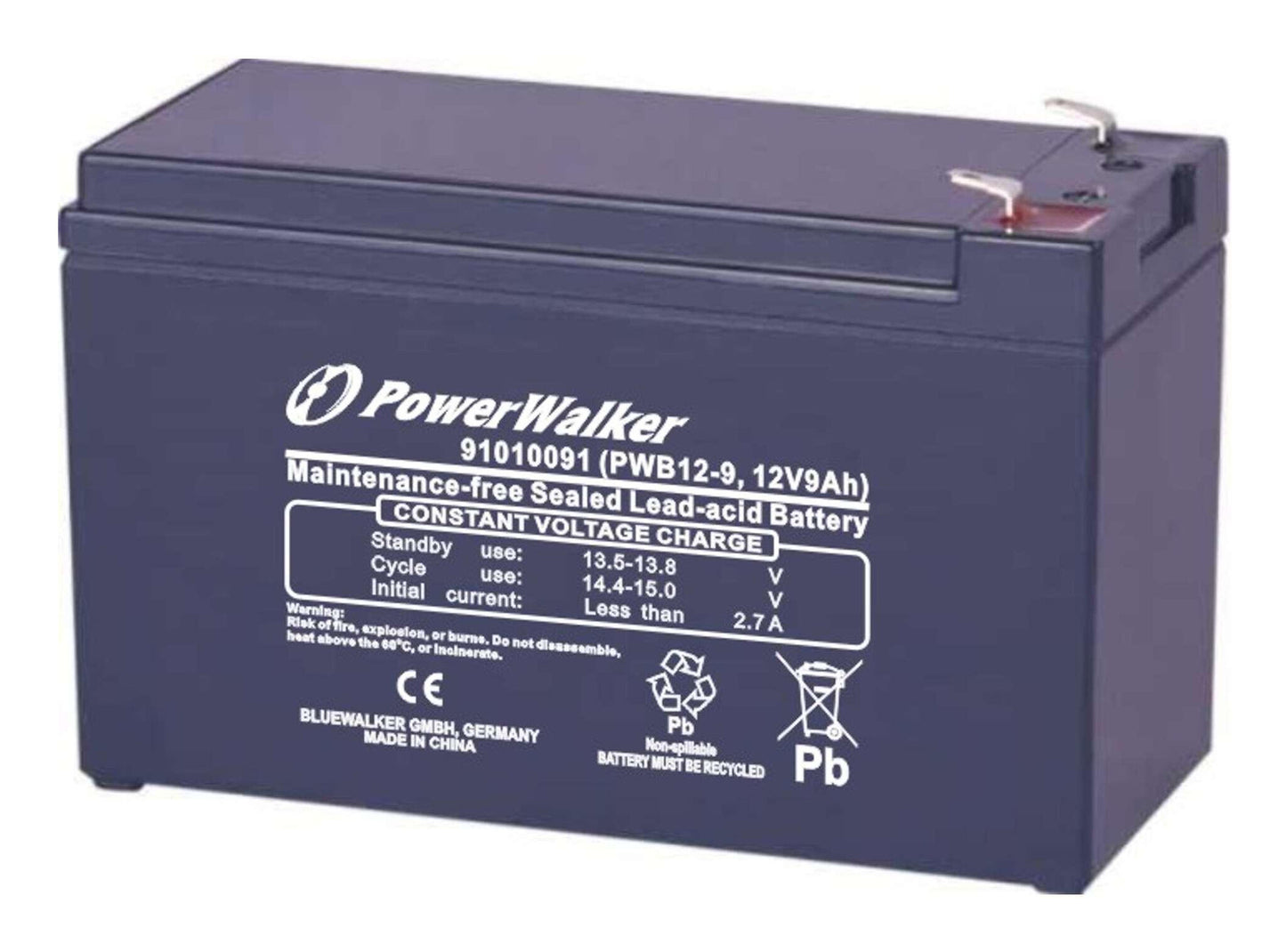 PowerWalker PWB12-9 Sealed Lead Acid (VRLA) 12 V 9 Ah