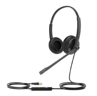Yealink UH34 Lite Headset Wired Head-band Office/Call center, Boom microphone, black