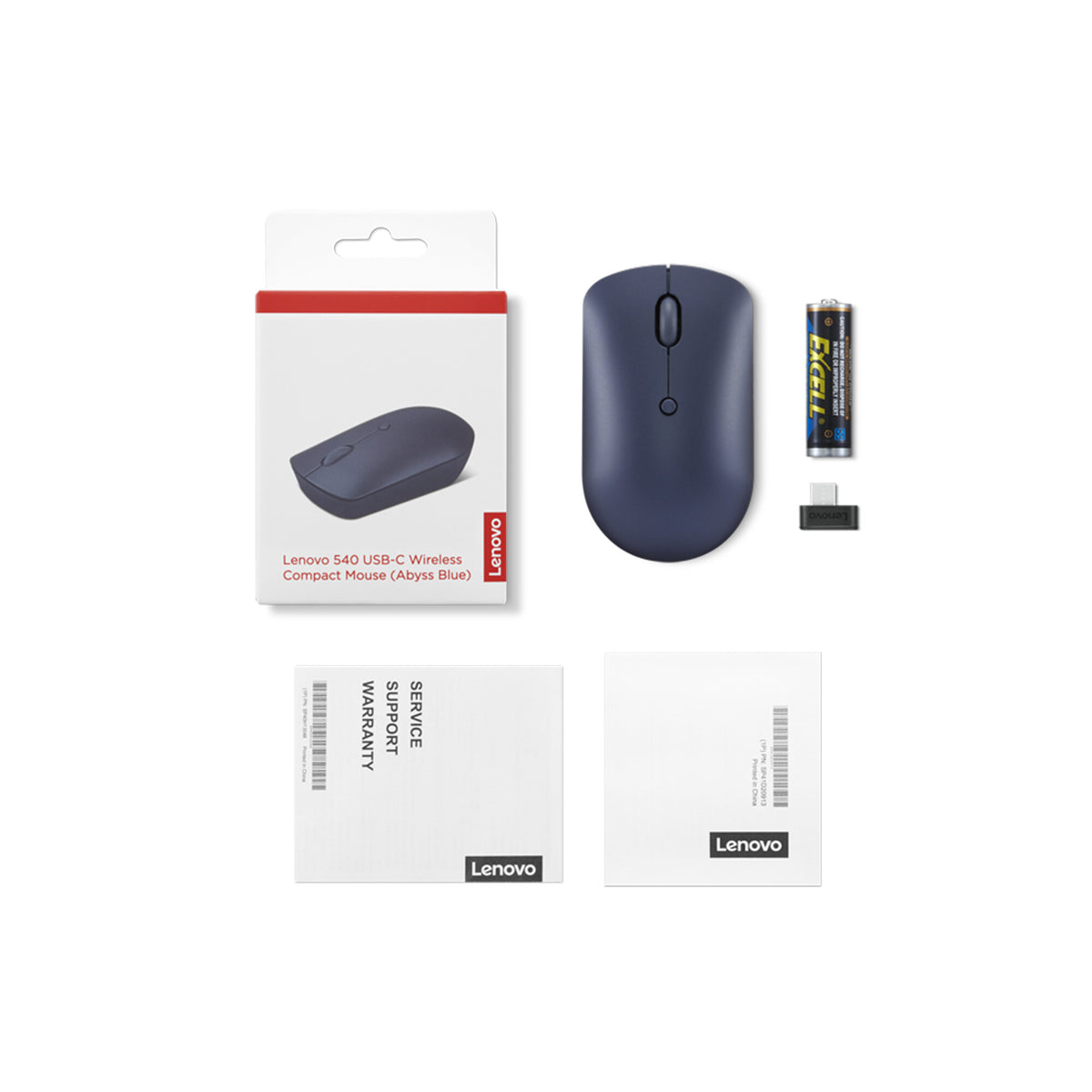 Lenovo 540 mouse Office Ambidextrous RF Wireless Optical 2400 DPI