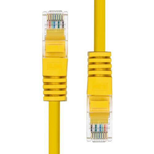 ProXtend CAT5e U/UTP CU PVC Ethernet Cable Yellow 1M