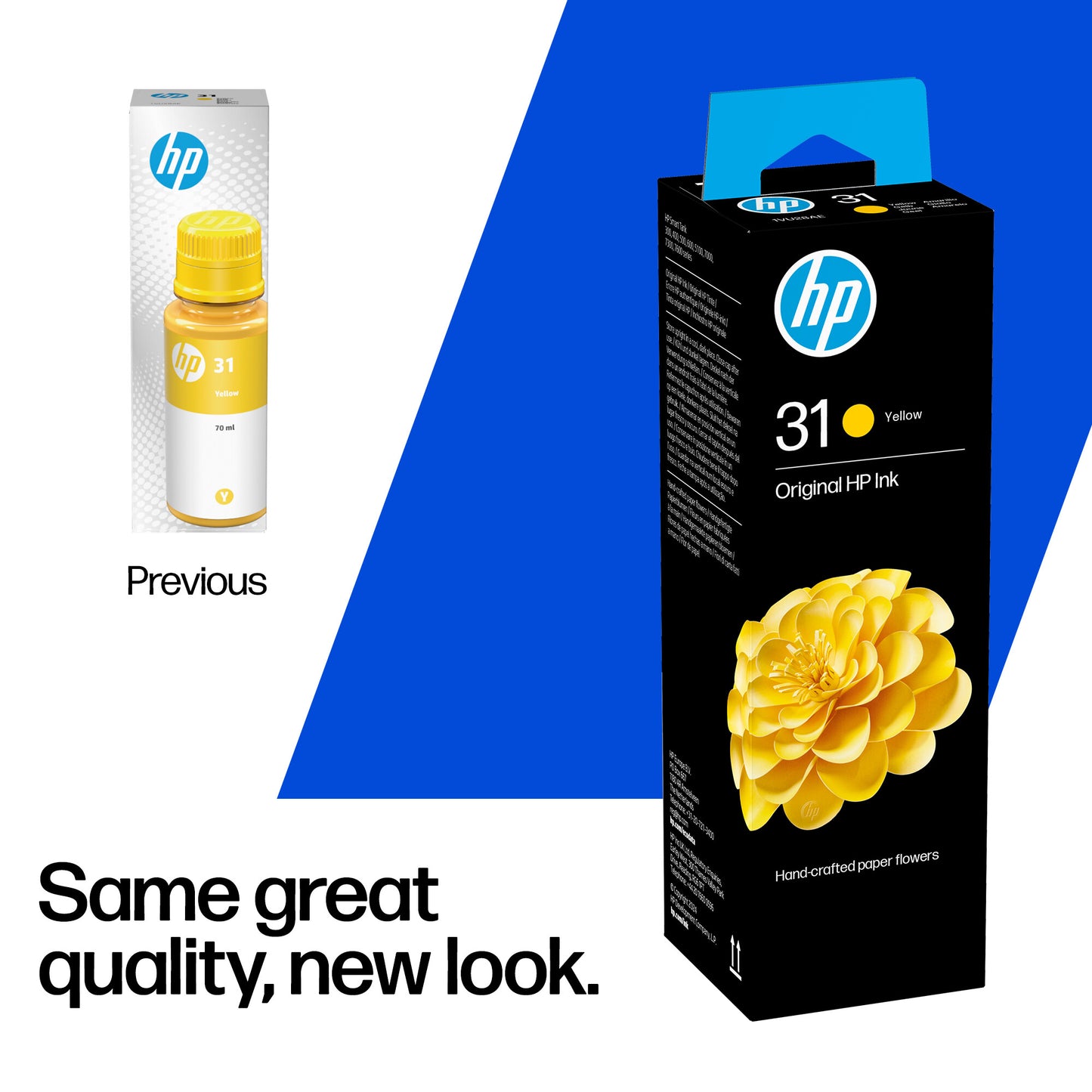 HP 31 70-ml Yellow Original Ink Bottle
