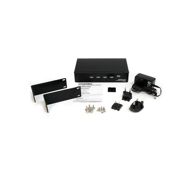 StarTech.com 4-port HDMI splitter and signal amplifier - TAA