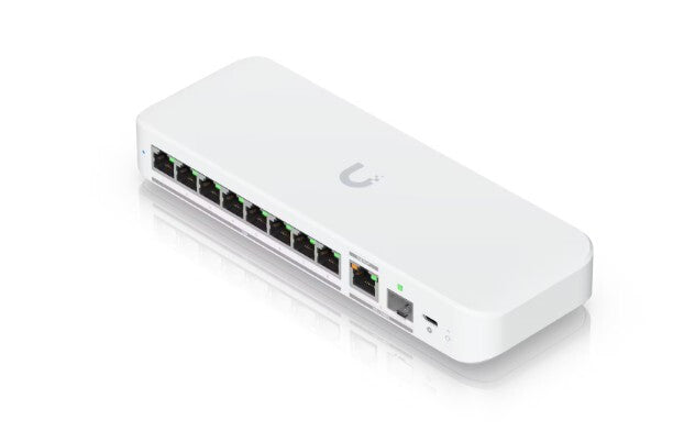 Ubiquiti UniFi Flex 2.5G Managed L2 2.5G Ethernet (100/1000/2500) Power over Ethernet (PoE) Desktop/Wall-Mounting White