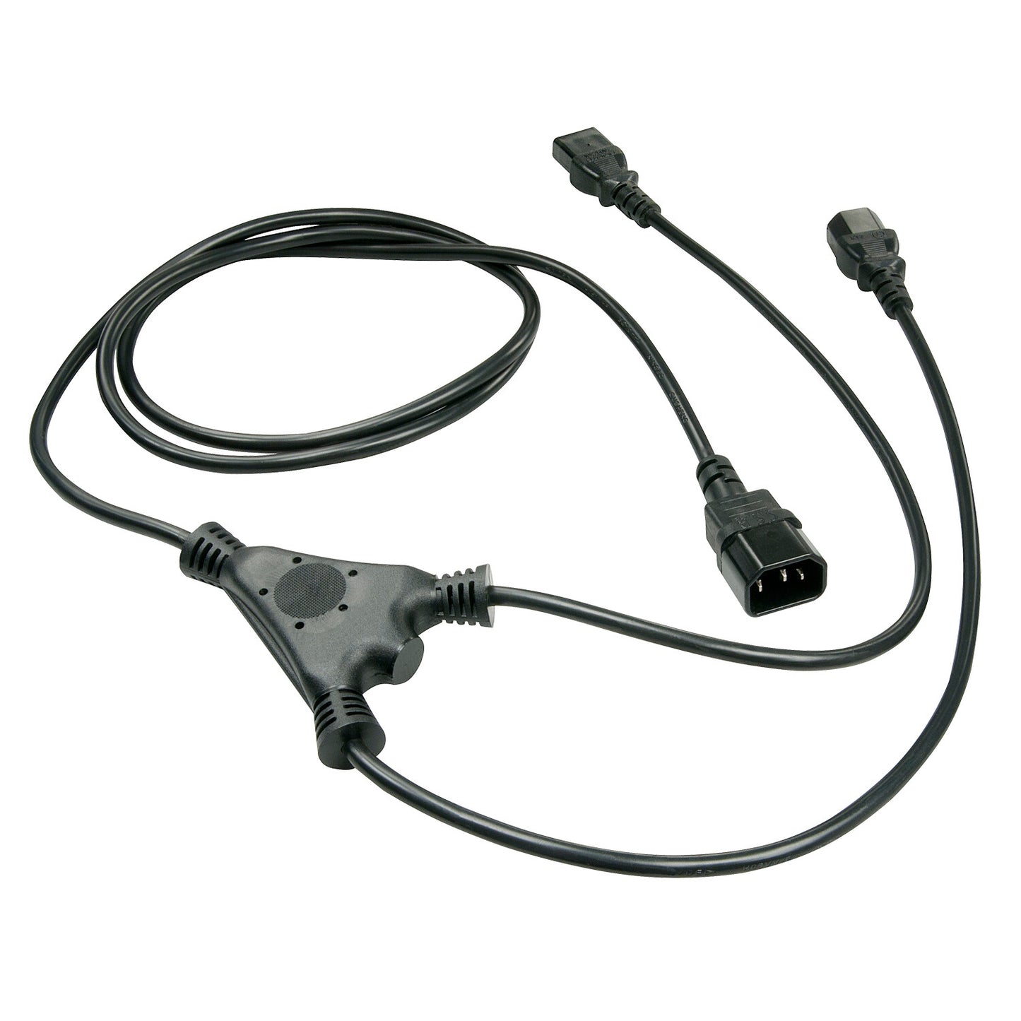 Lindy 2m IEC Splitter Cable IEC C14 to 2 x IEC C13
