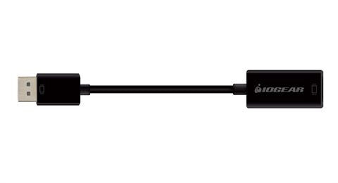 iogear GDPHD4KA video cable adapter 0.086 m DisplayPort HDMI Type A (Standard) Black