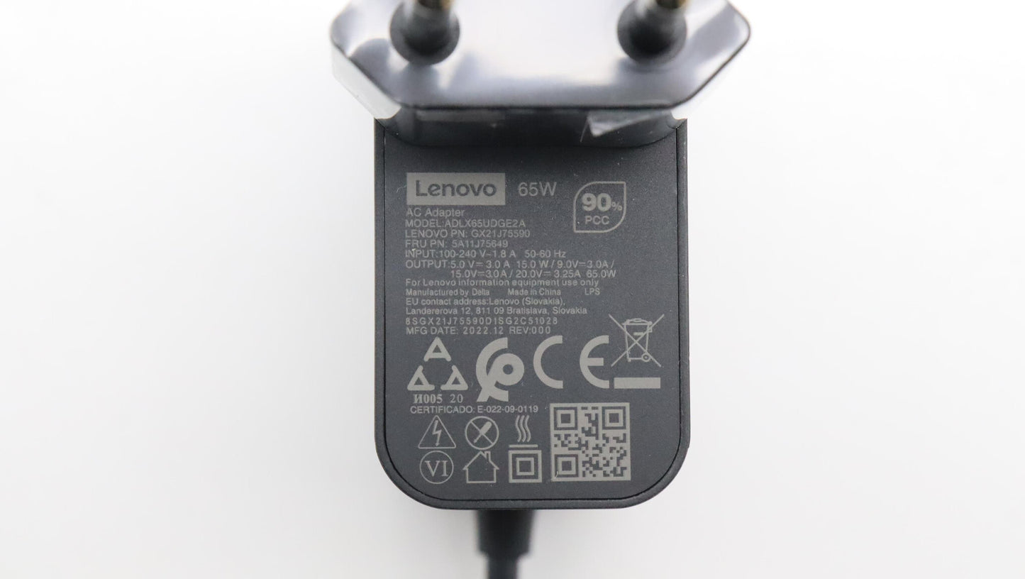 Lenovo 5A11J75649 power adapter/inverter Indoor 65 W Black