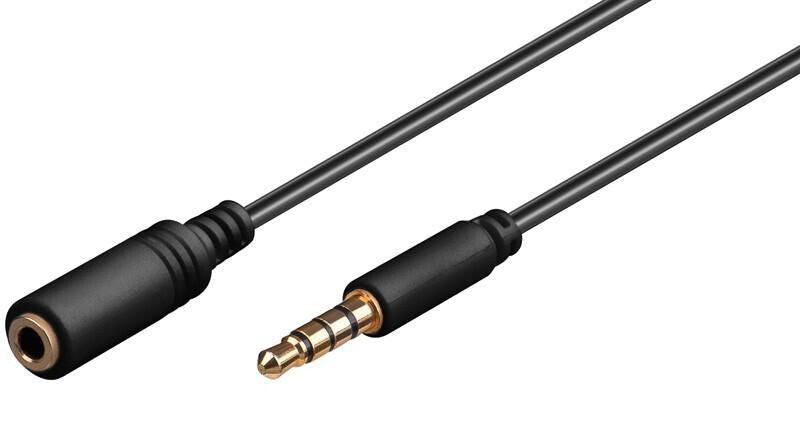 Microconnect IPOD003B audio cable 1 m 3.5mm Black