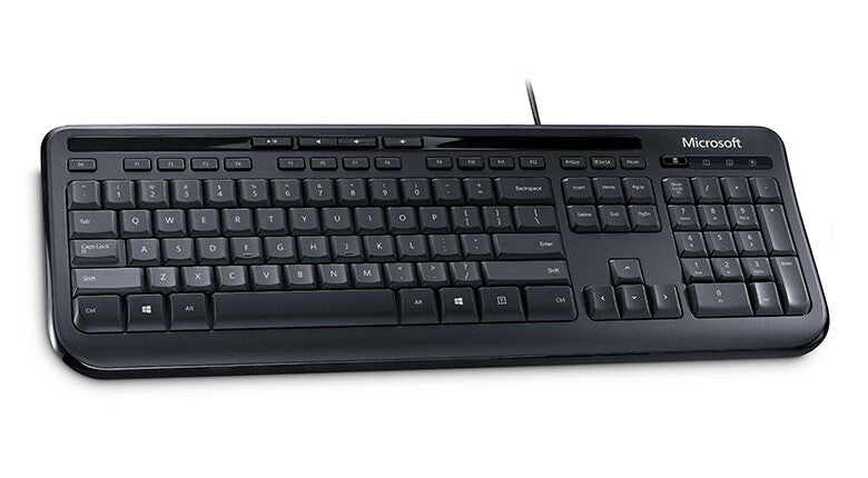 Microsoft Wired 600 keyboard Office USB QWERTY US English Black