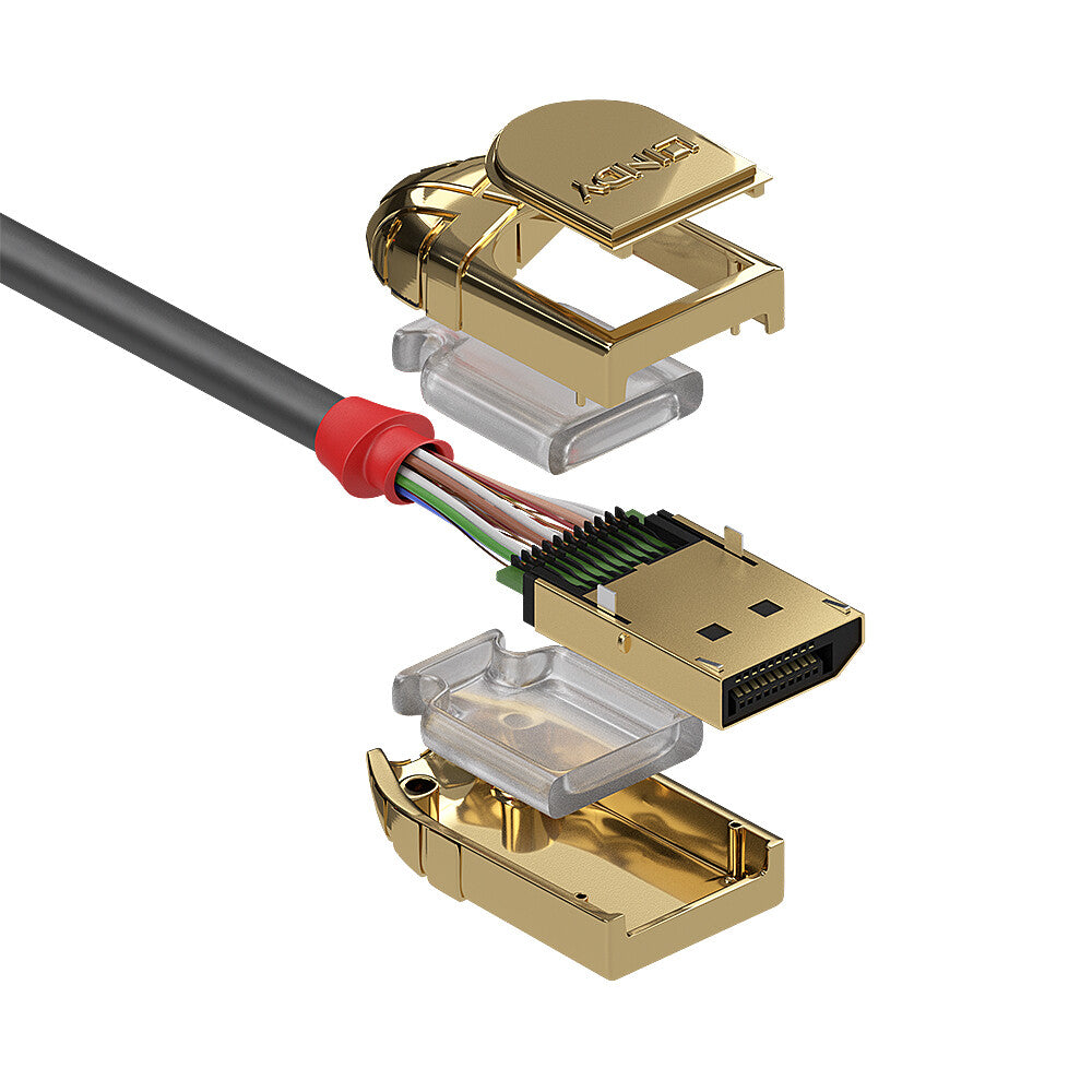 Lindy 7.5m DisplayPort 1.2 Cable, Gold Line