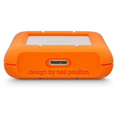 LaCie Rugged Mini external hard drive 1 TB 5400 RPM 2.5" Micro-USB B 3.2 Gen 1 (3.1 Gen 1) Orange, Silver
