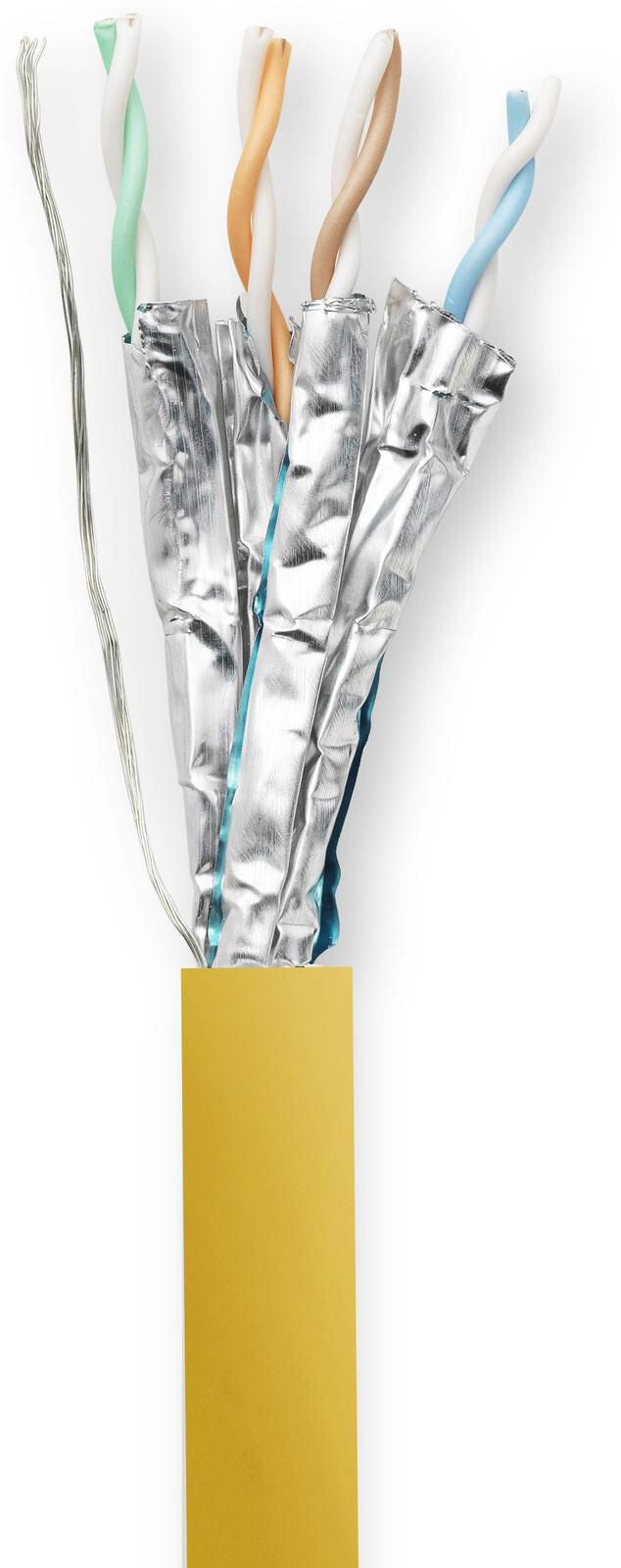 Vivolink PROCAT40 networking cable Yellow 40 m Cat6a F/FTP (FFTP)