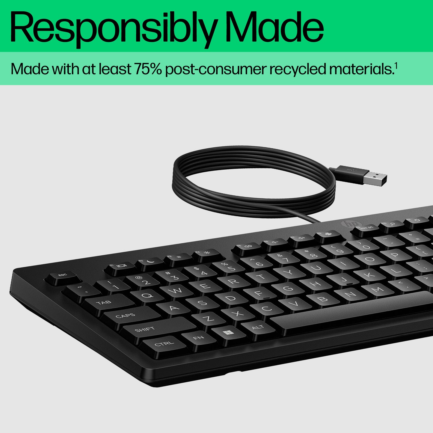 HP 125 Wired Keyboard