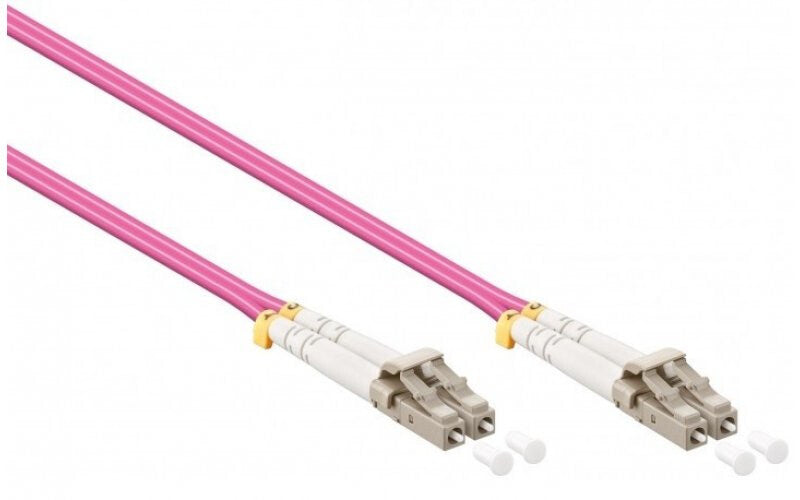 Mercodan 40400028 InfiniBand/fibre optic cable 10 m LC Grey, Violet, White