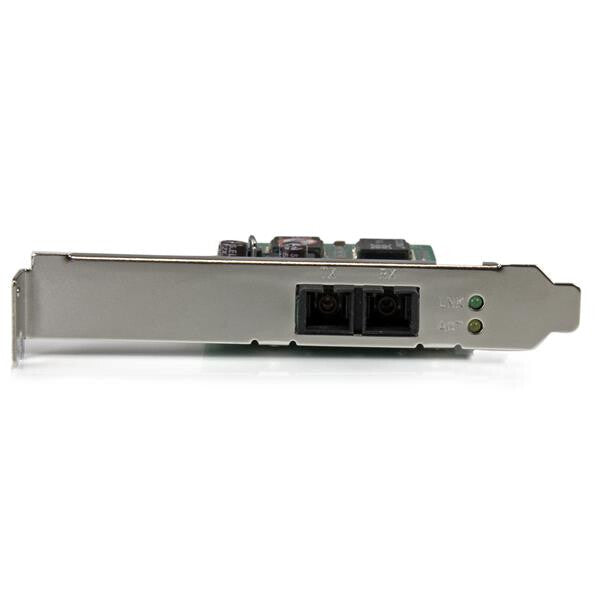 StarTech.com PCI Express (PCIe) Gigabit Ethernet Multimode SC Fiber Network Card Adapter NIC - 550m - TAA
