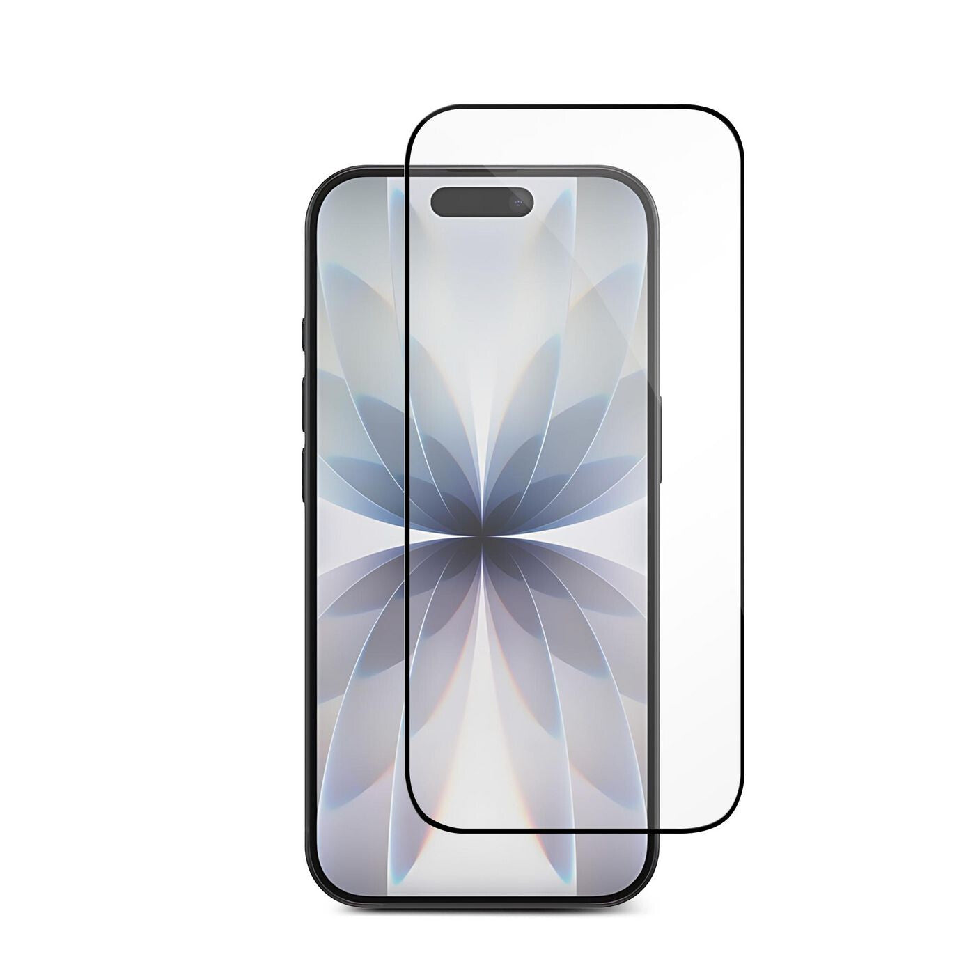 eSTUFF INFINITE iPhone 16 Pro/17 EcoFlex Screen Protector with paper installation tray. Titan Shield